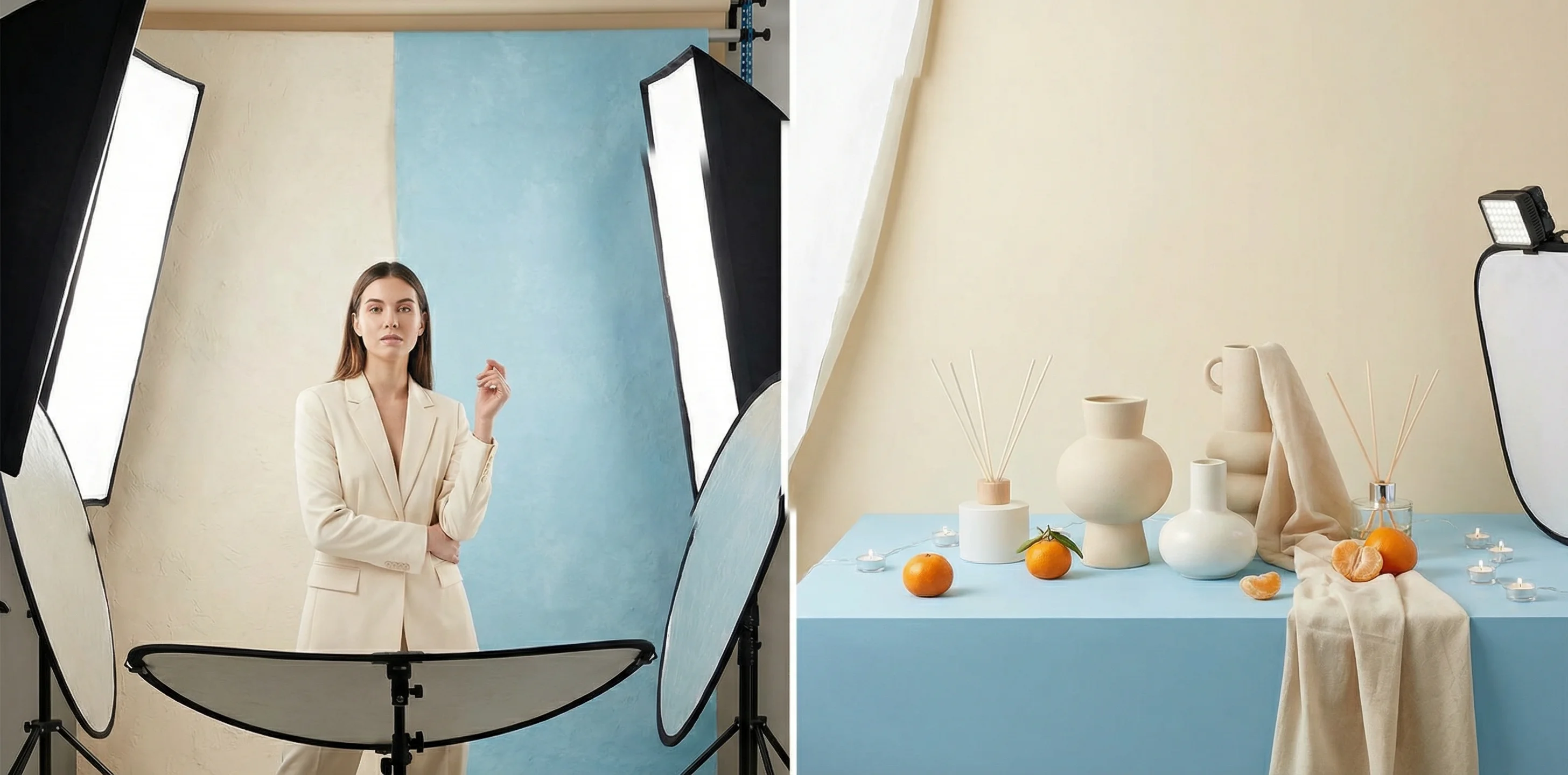 Портрет и предметная съемка: примеры постановки и фона, 1200x600
